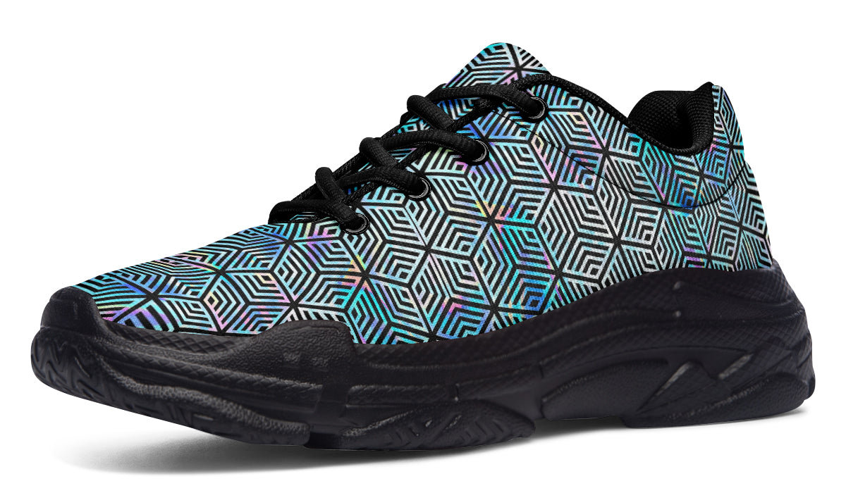 Chunkysneakers Holographic Hexagon SAMPLE APPLE