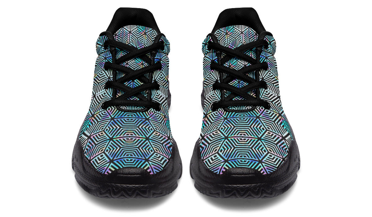 Chunkysneakers Holographic Hexagon SAMPLE APPLE