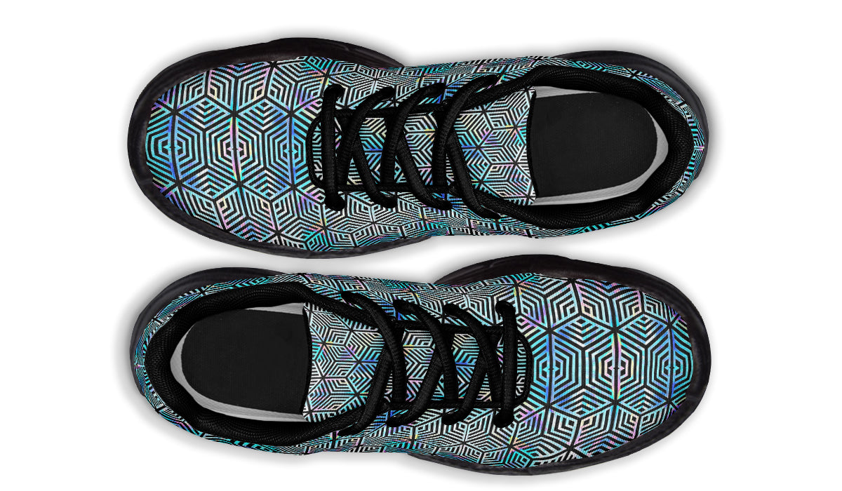 Chunkysneakers Holographic Hexagon SAMPLE APPLE