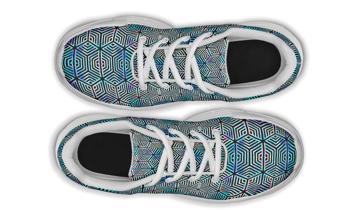 Chunkysneakers Holographic Hexagon SAMPLE APPLE