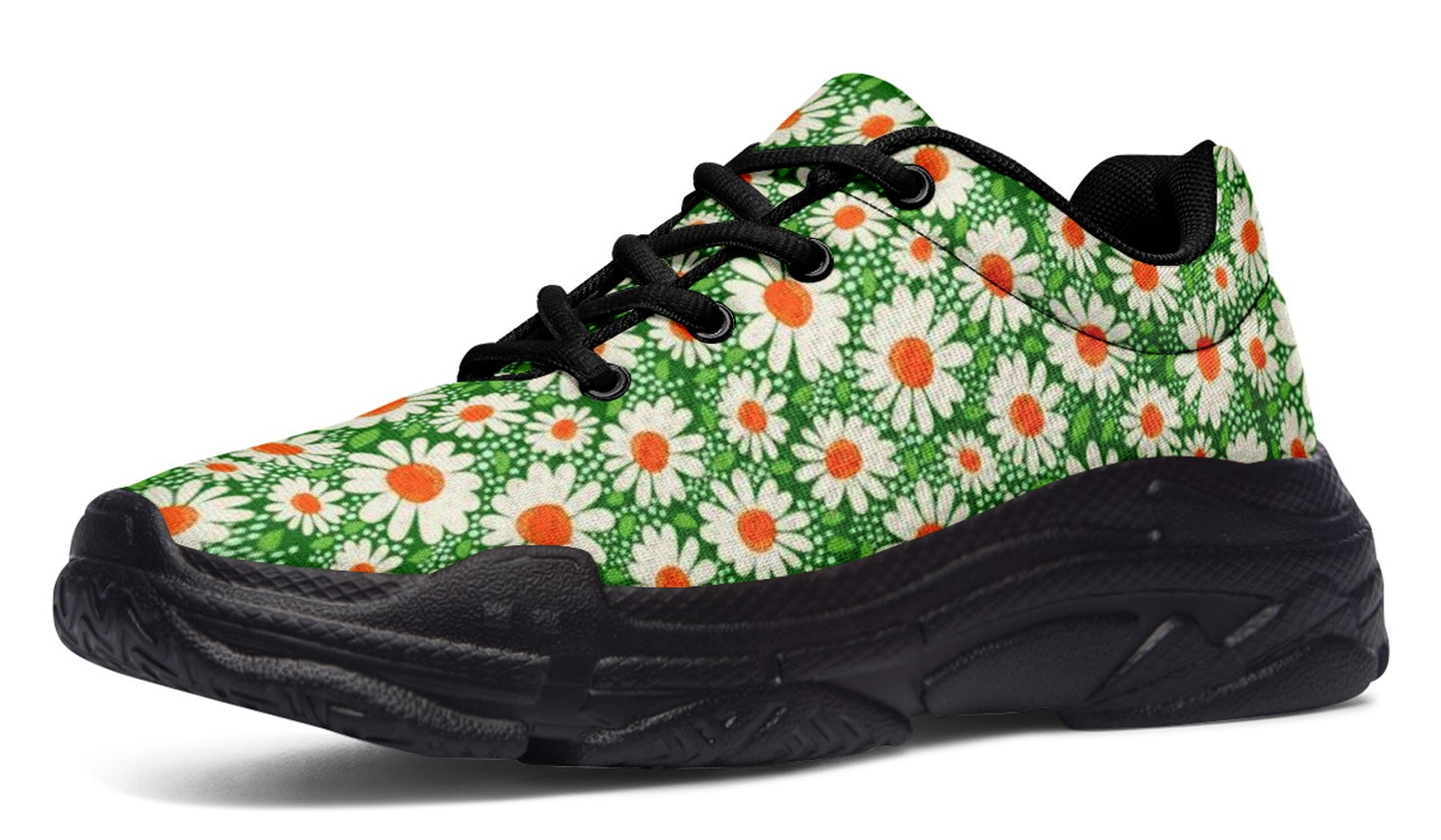 Lavender Floral Sneakers
