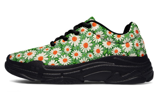 Meadow Bloom Sneakers Green Floral Sneakers