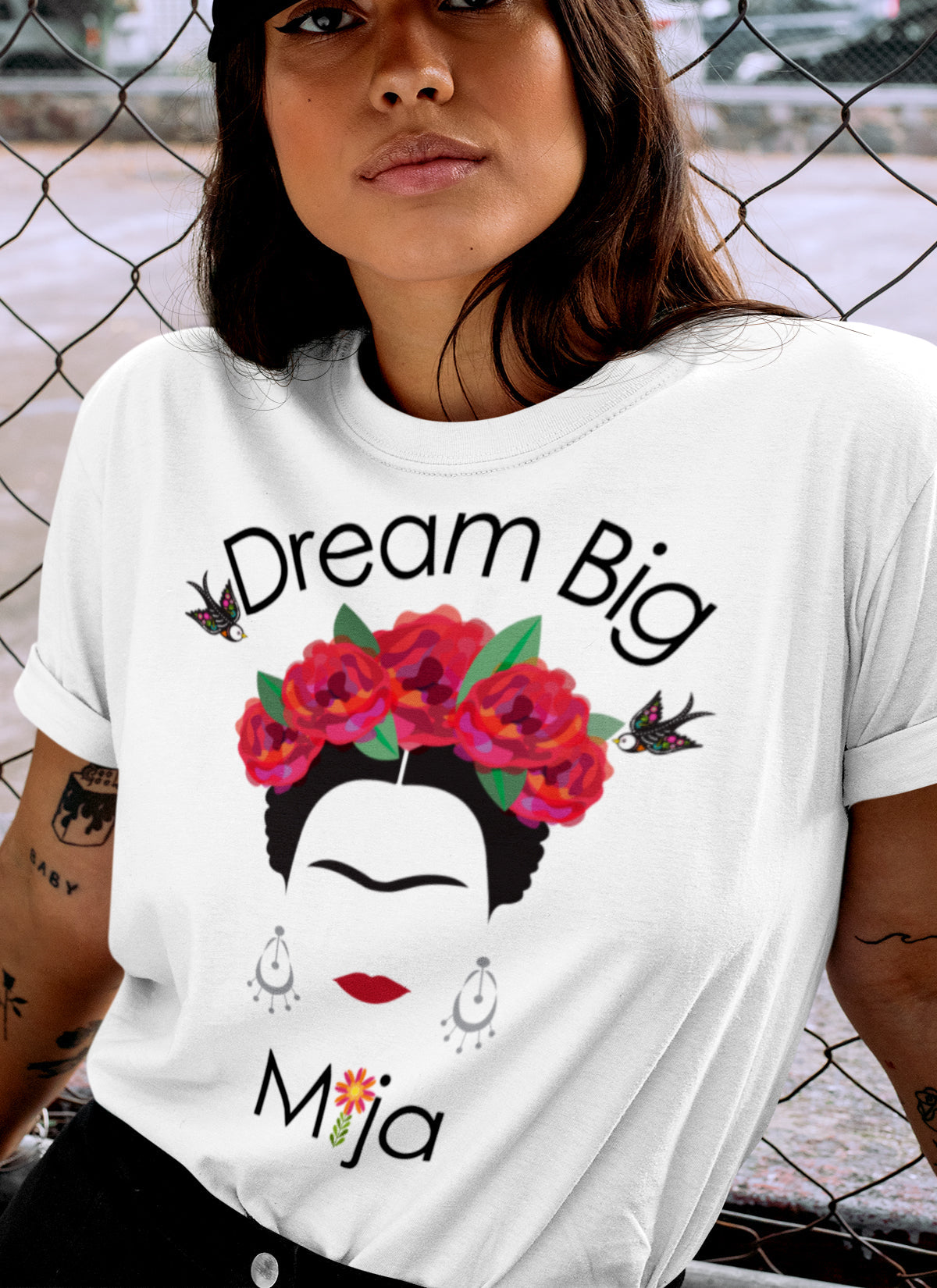 Dream Big Mija Chingona Ladies' T-shirt