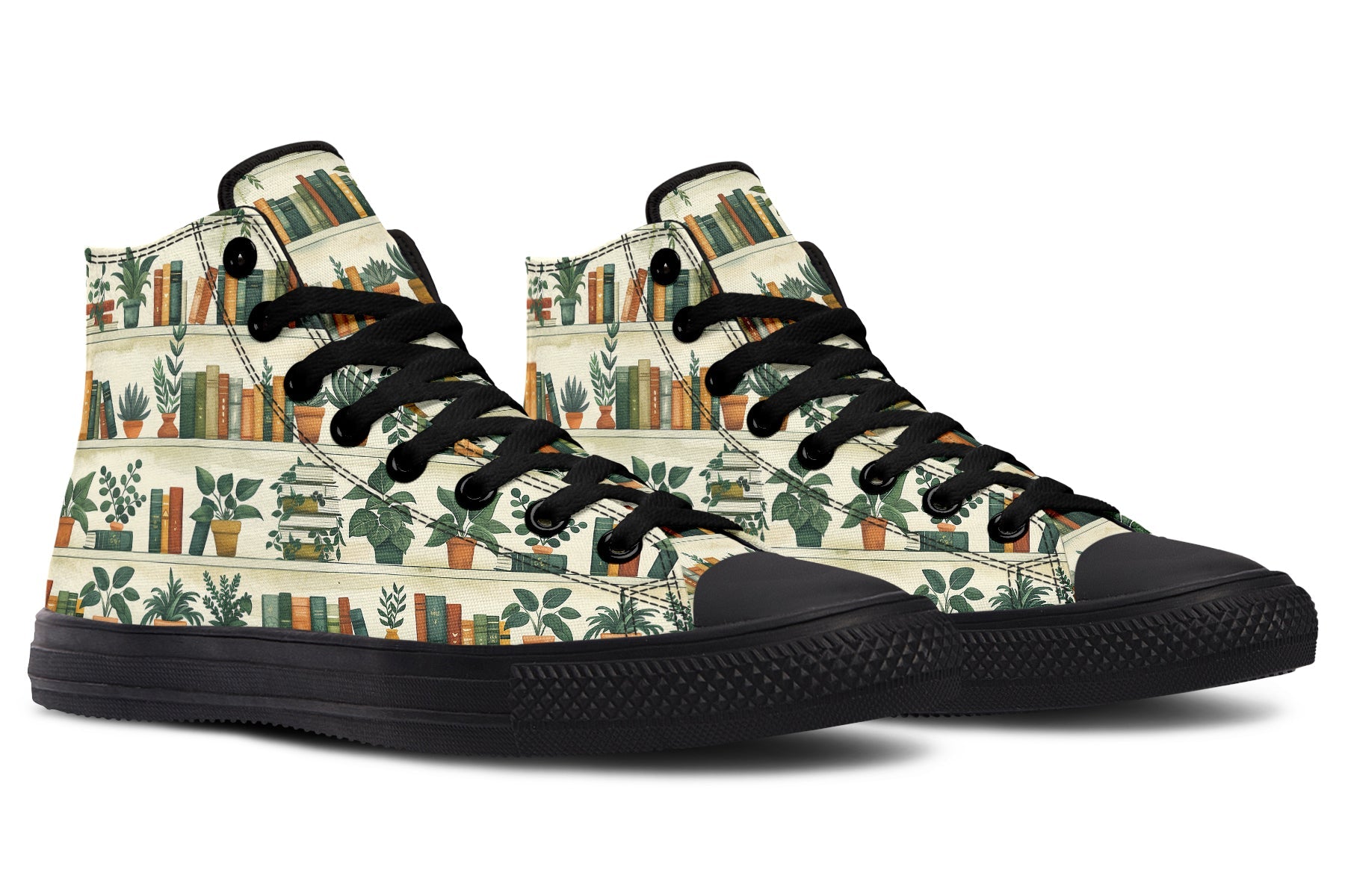 Books And Plants High Tops - OFS