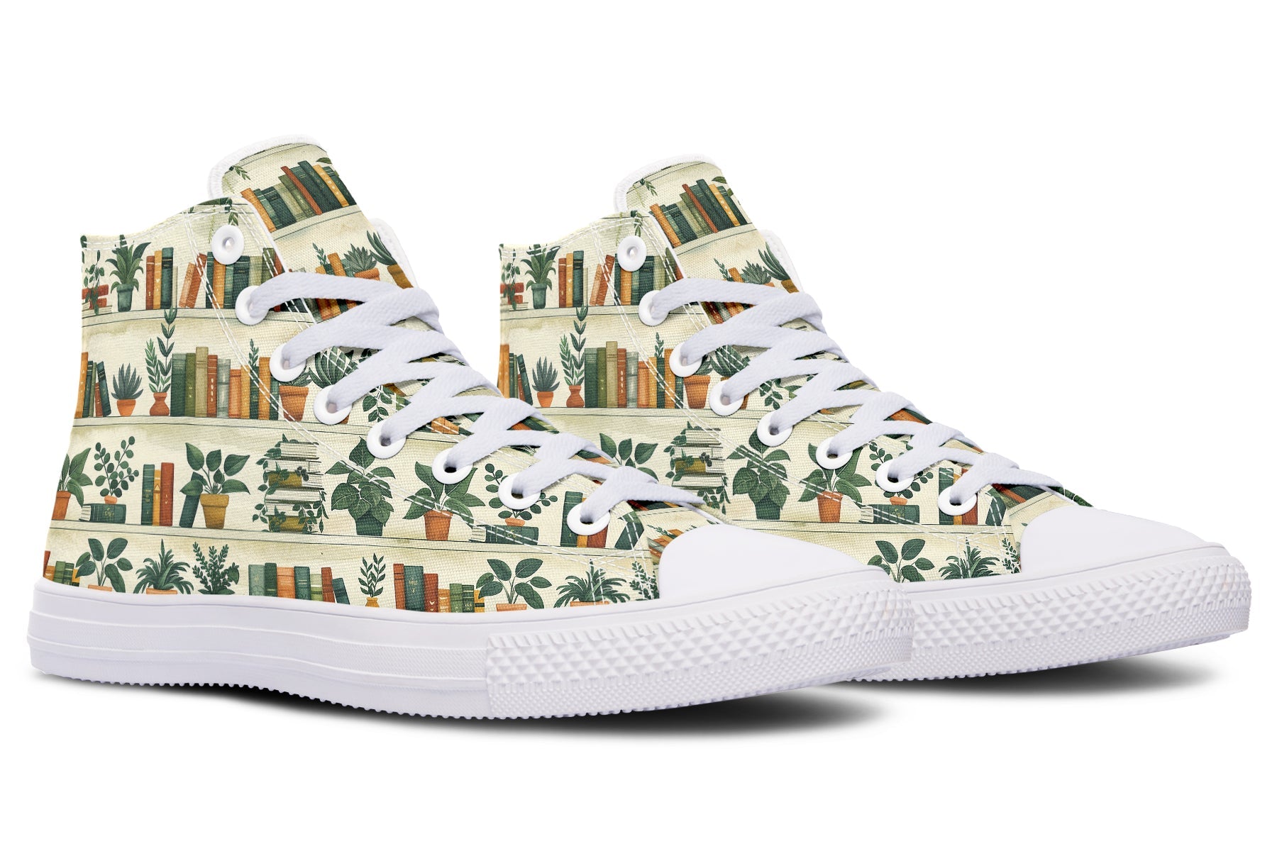 Books And Plants High Tops - OFS