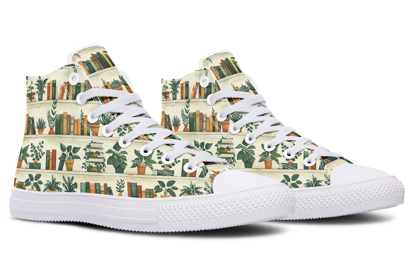 Books And Plants High Tops - OFS