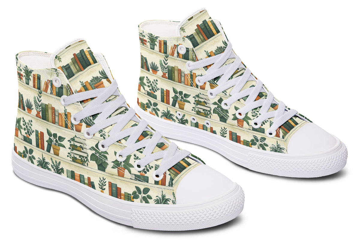 Books And Plants High Tops - OFS