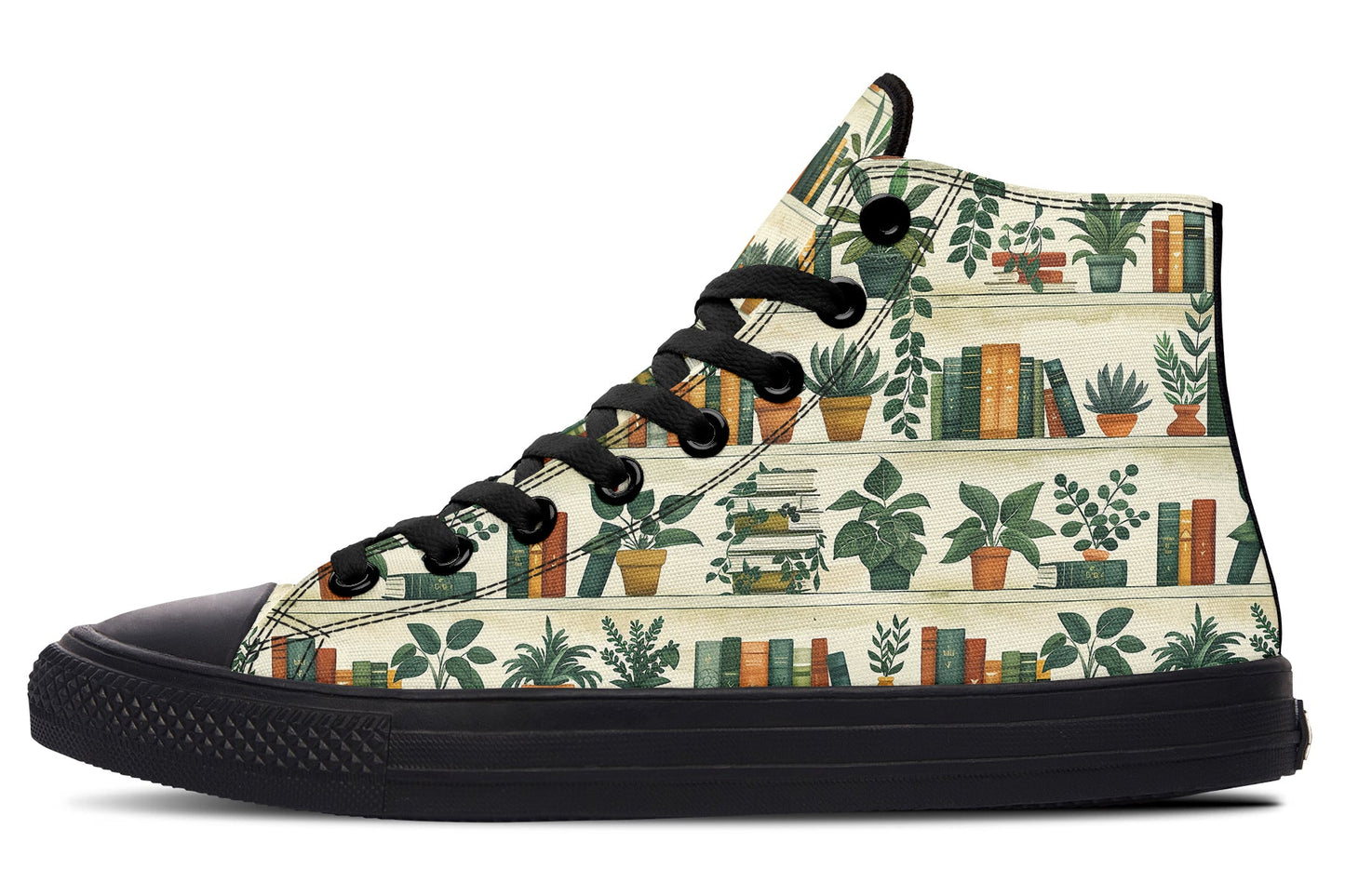 Books And Plants High Tops - OFS
