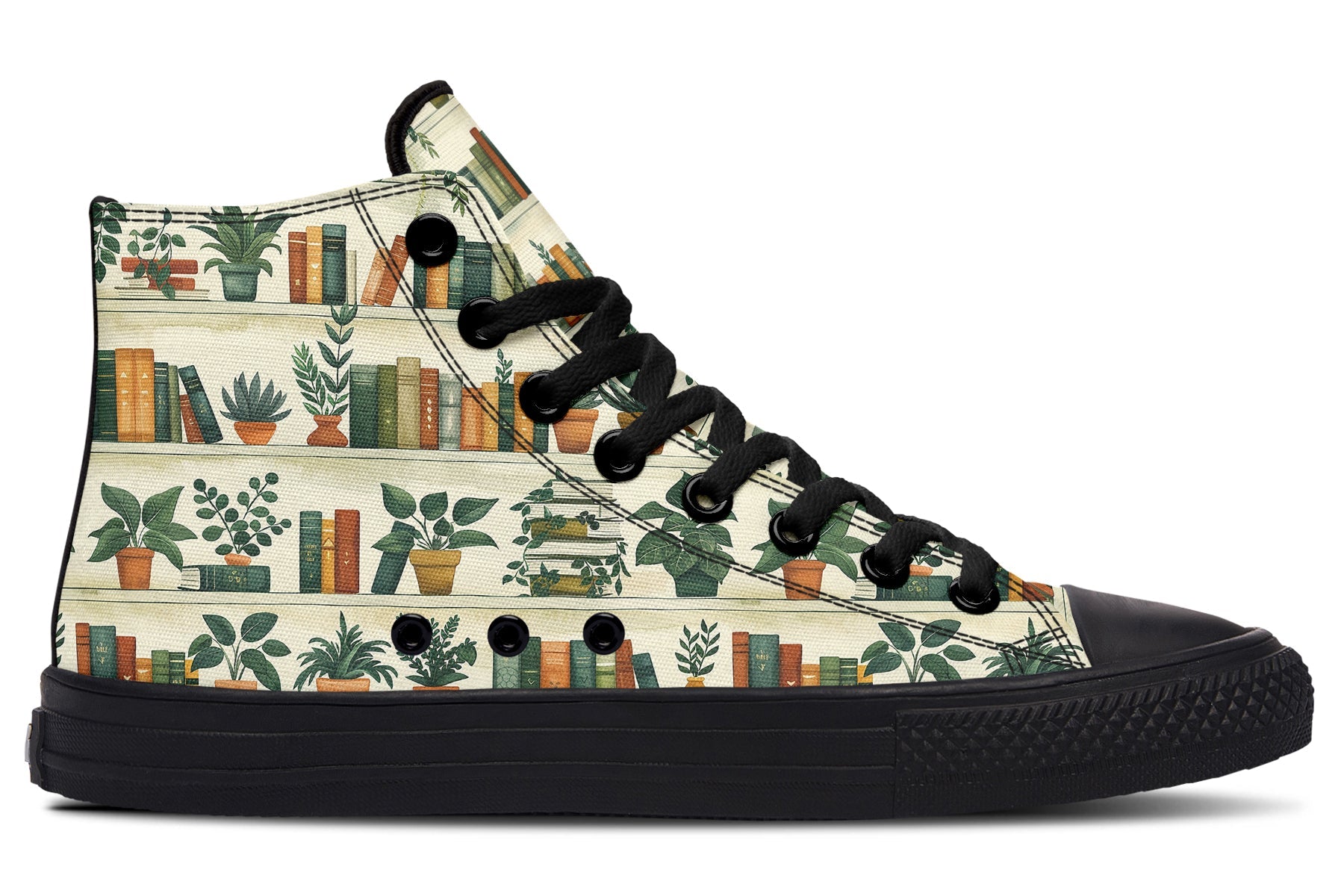 Books And Plants High Tops - OFS