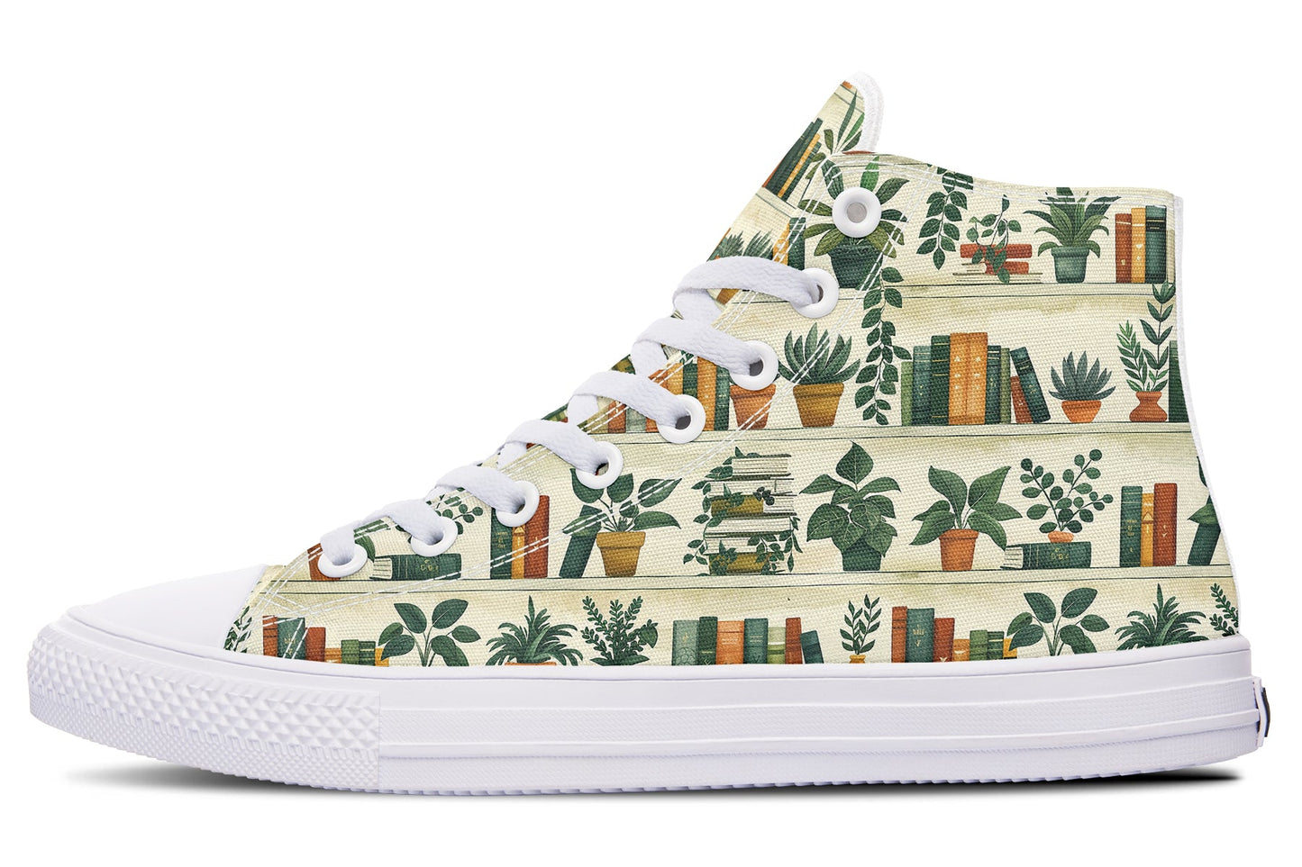 Books And Plants High Tops - OFS
