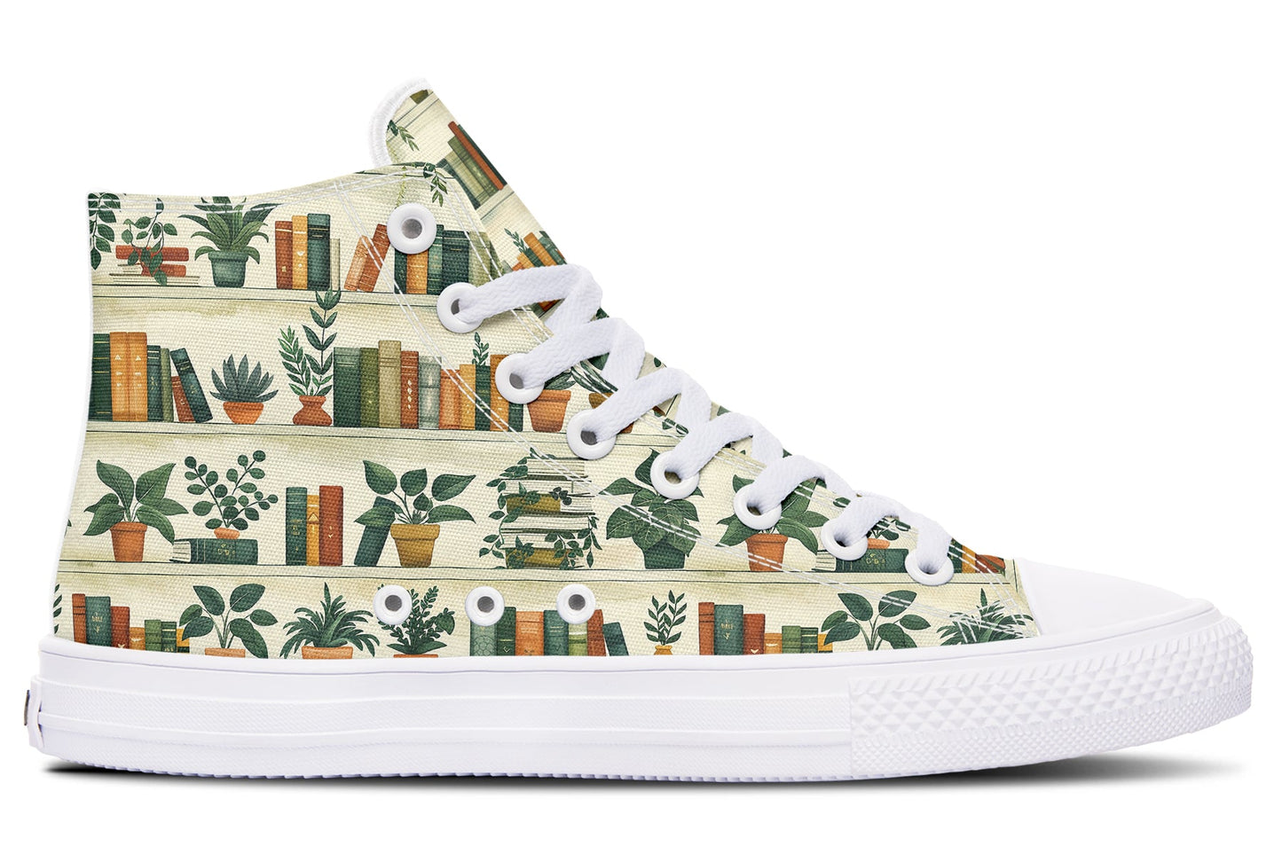 Books And Plants High Tops - OFS