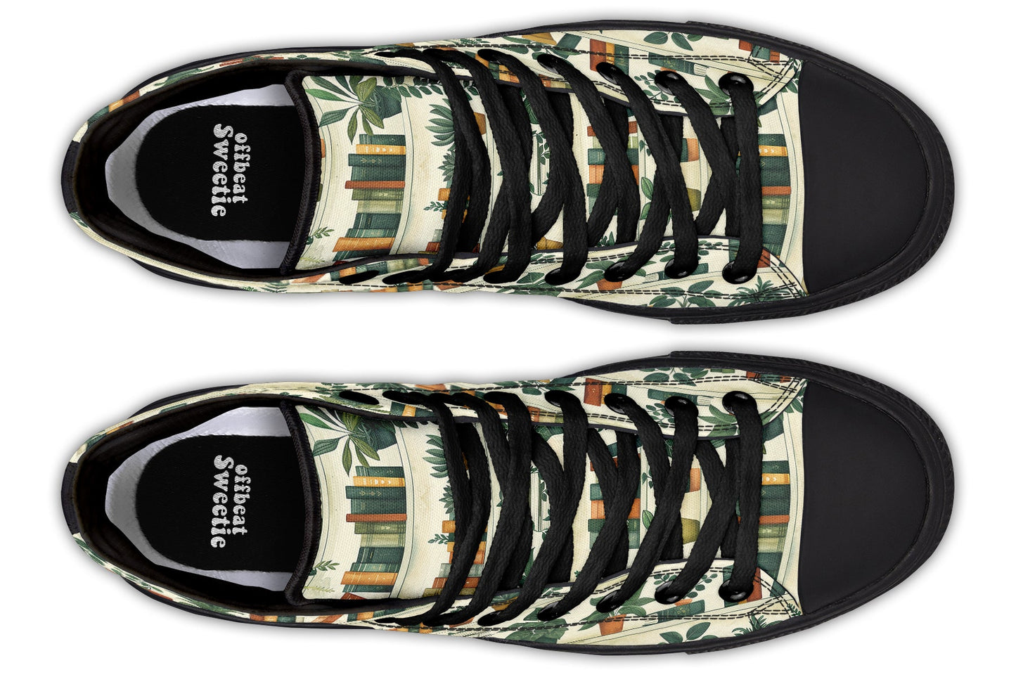 Books And Plants High Tops - OFS