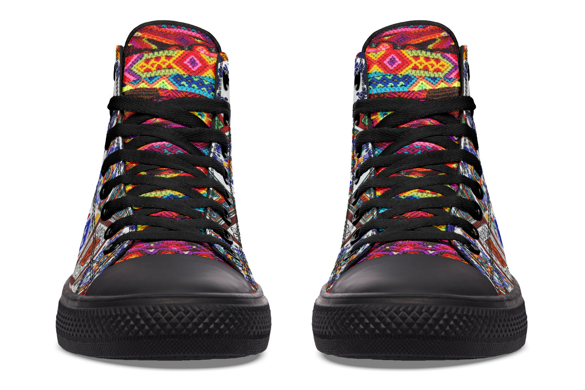 Abuelita High Tops ( Black or White Sole )