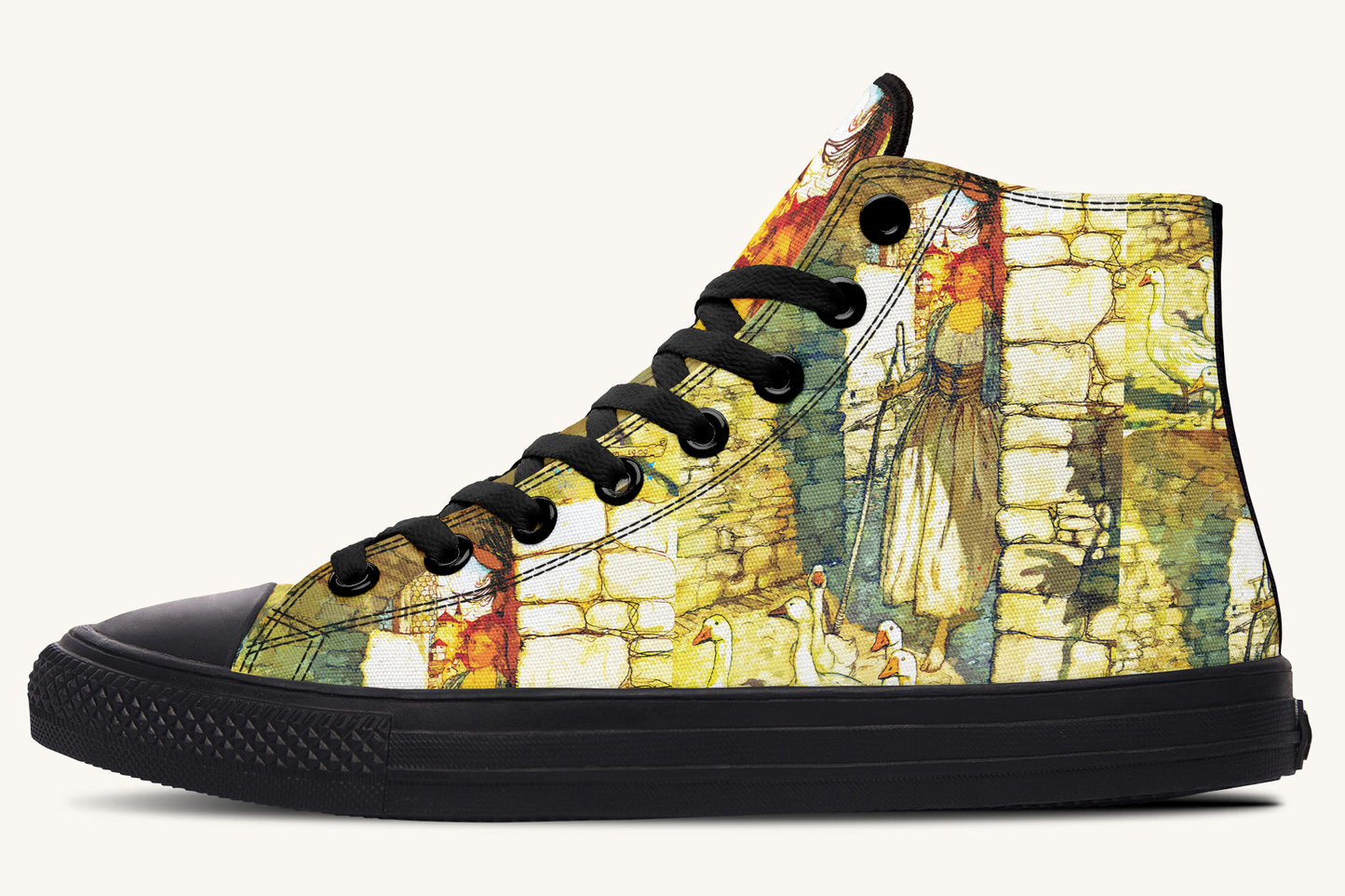 Alas Dear Goose Girl Hightops - Jaded Lament