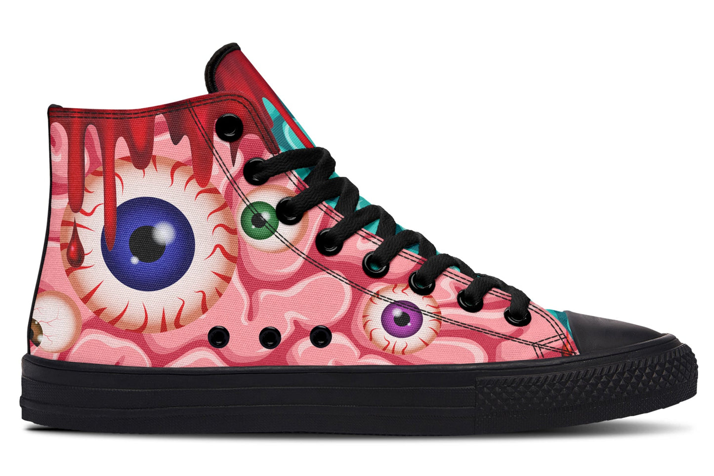 Brain High Tops ( Black or White Sole )