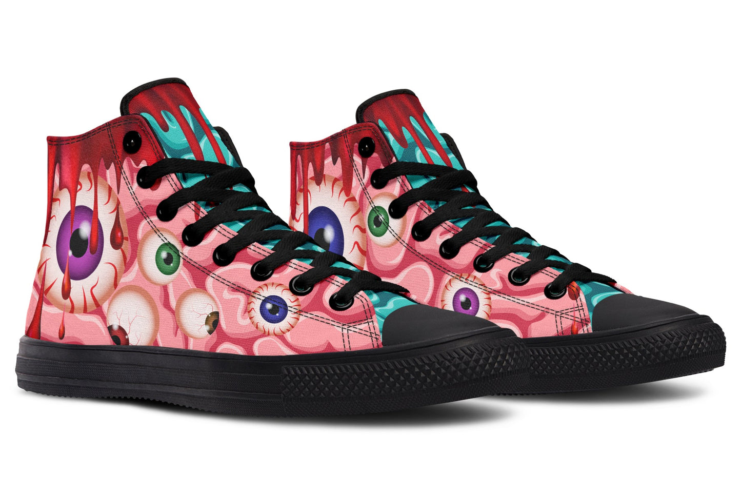Brain High Tops ( Black or White Sole )