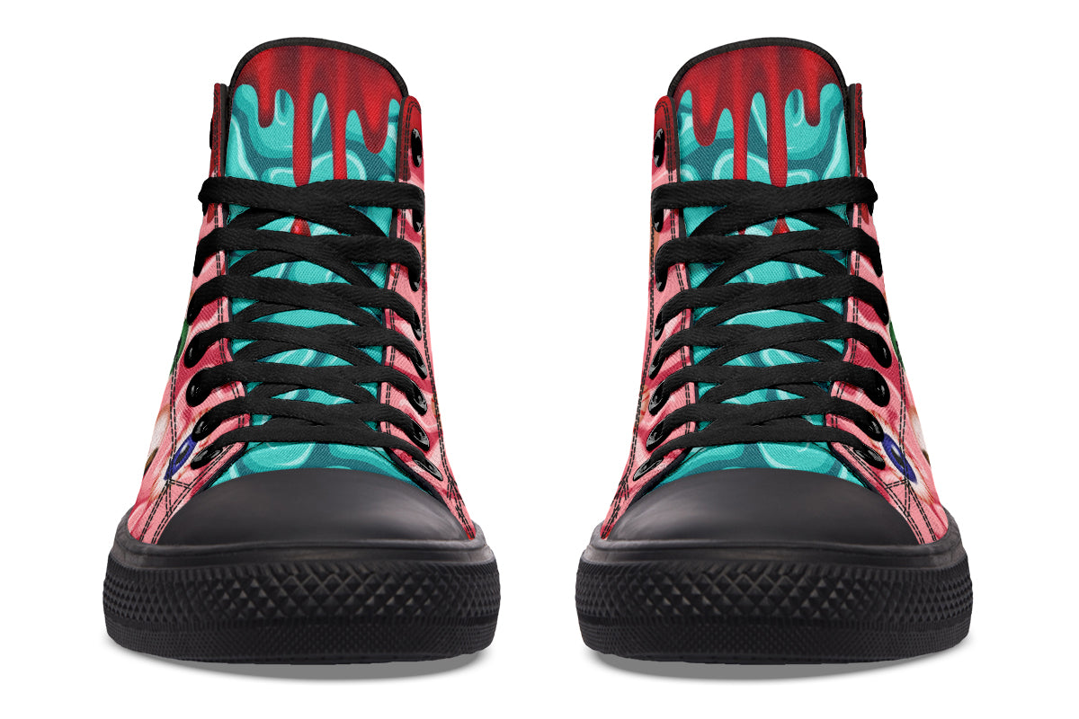Brain High Tops ( Black or White Sole )