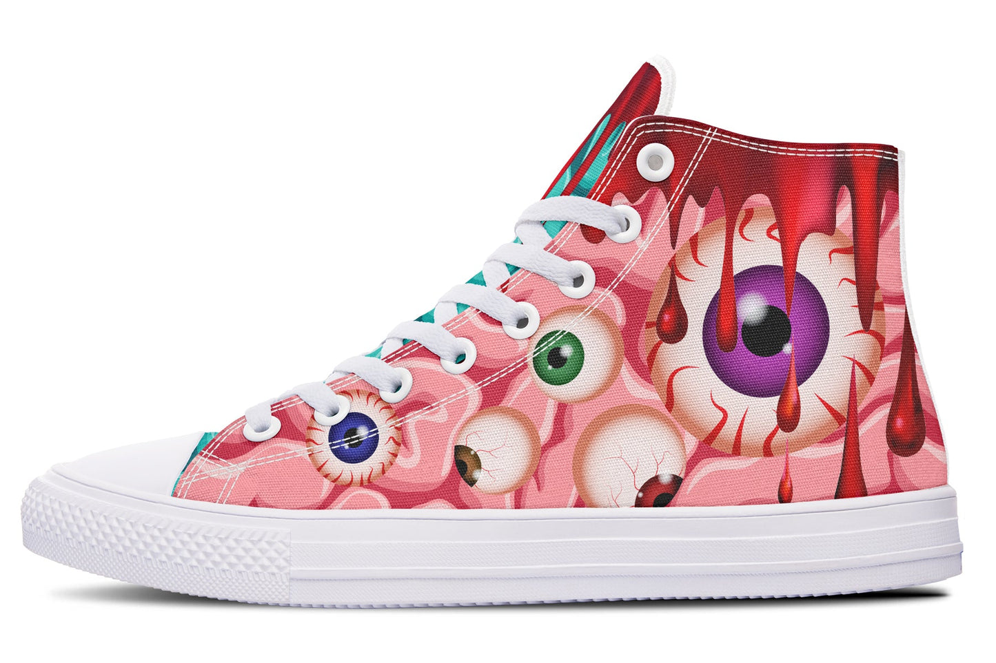 Brain High Tops ( Black or White Sole )