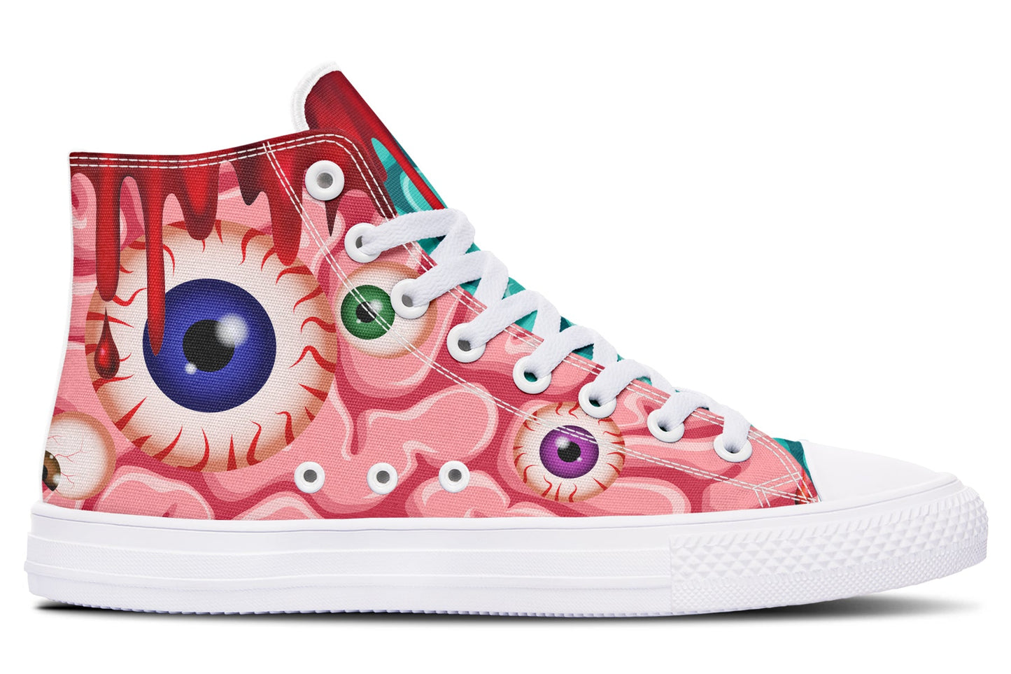 Brain High Tops ( Black or White Sole )