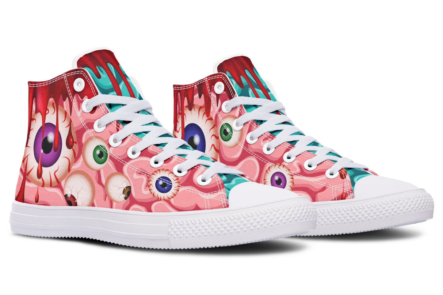 Brain High Tops ( Black or White Sole )