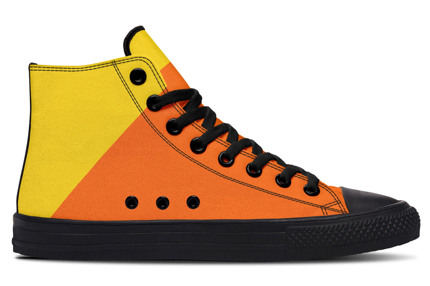 Candy Corn High Tops (Black or White Sole)