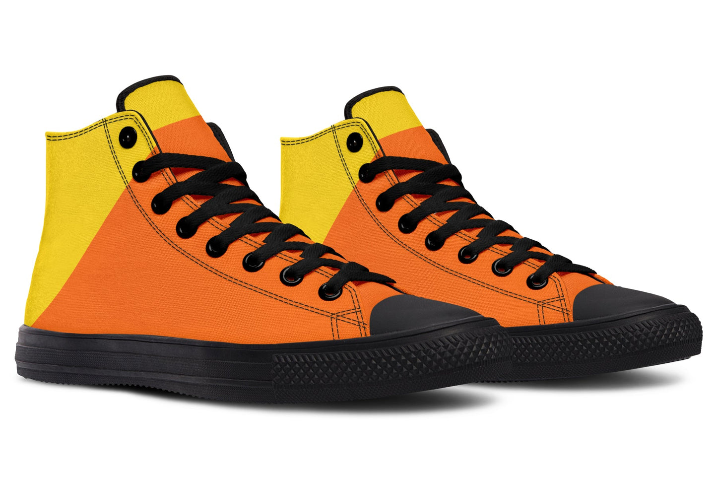 Candy Corn High Tops (Black or White Sole)