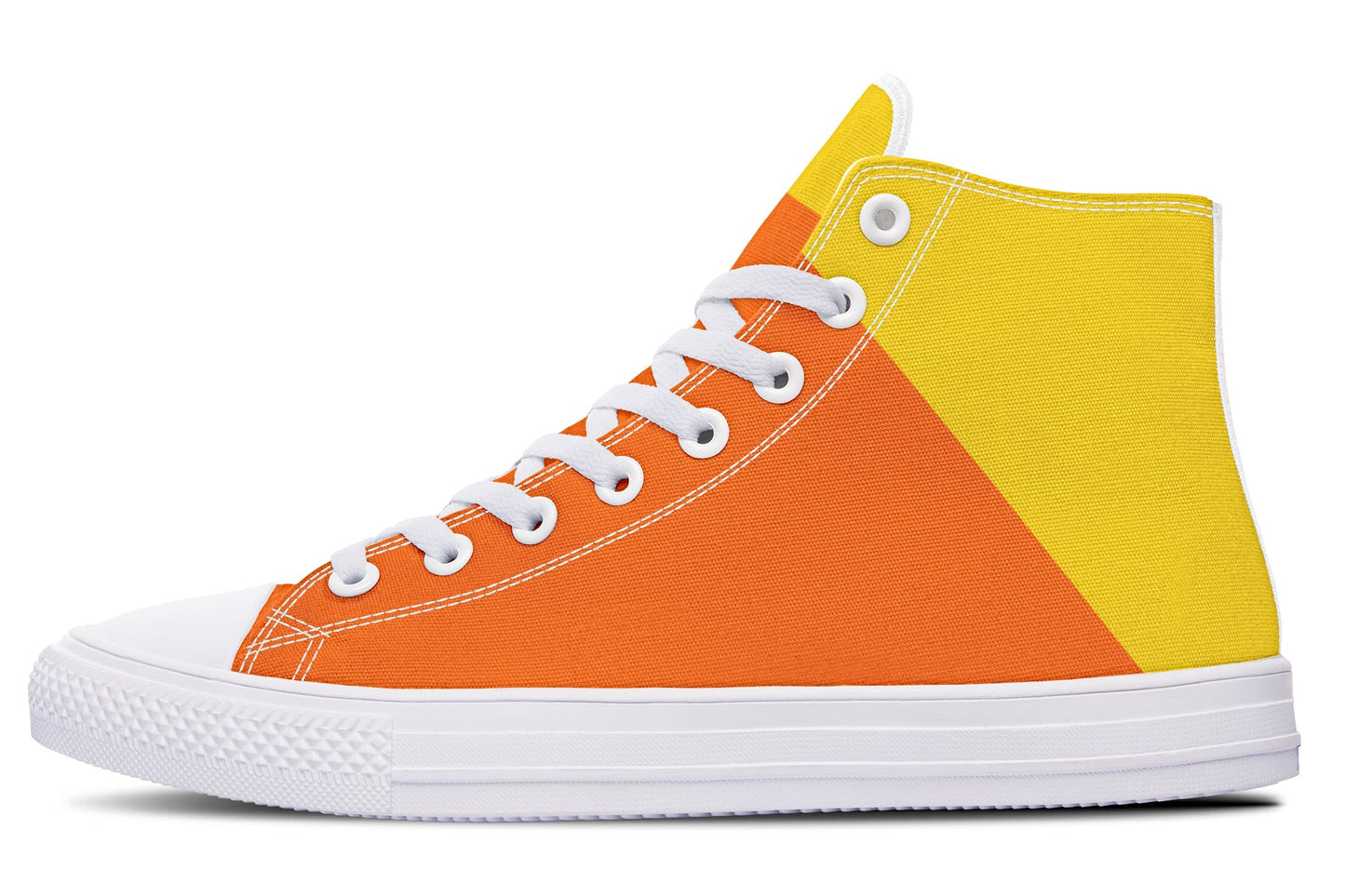 Candy Corn High Tops (Black or White Sole)
