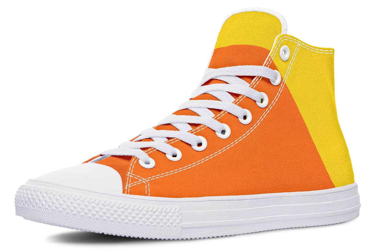 Candy Corn High Tops (Black or White Sole)