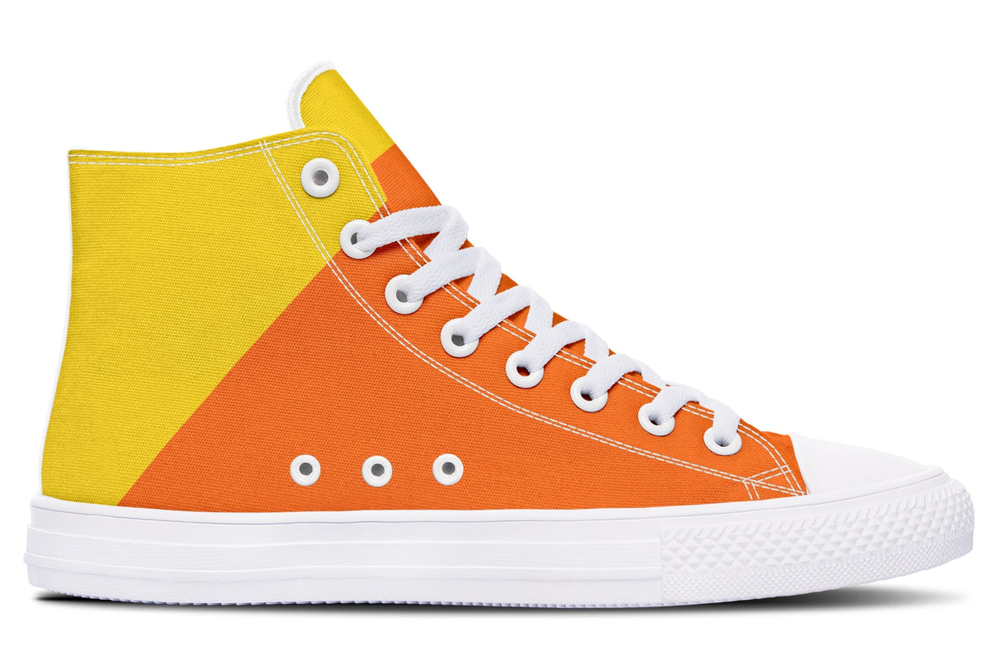 Candy Corn High Tops (Black or White Sole)