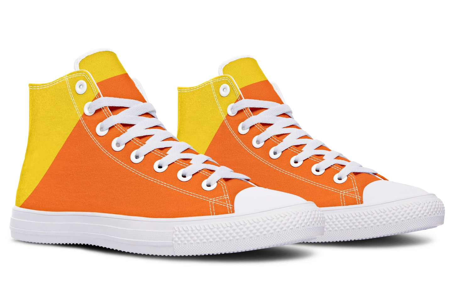 Candy Corn High Tops (Black or White Sole)