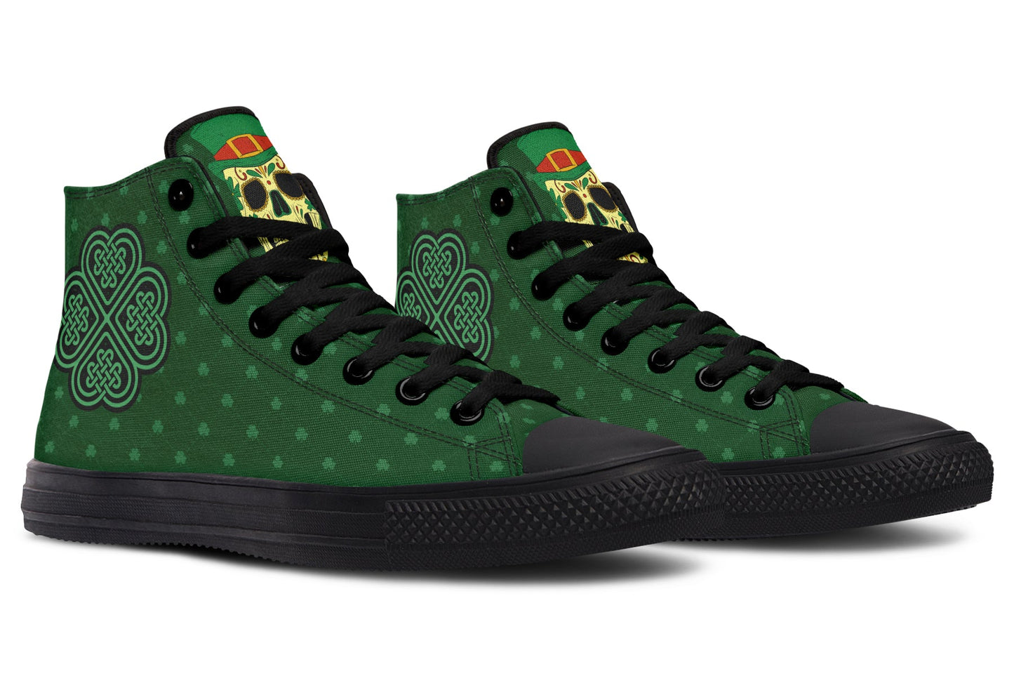 Celtics Skull 2024 High Tops ( Black or White Sole ) 2 For 1