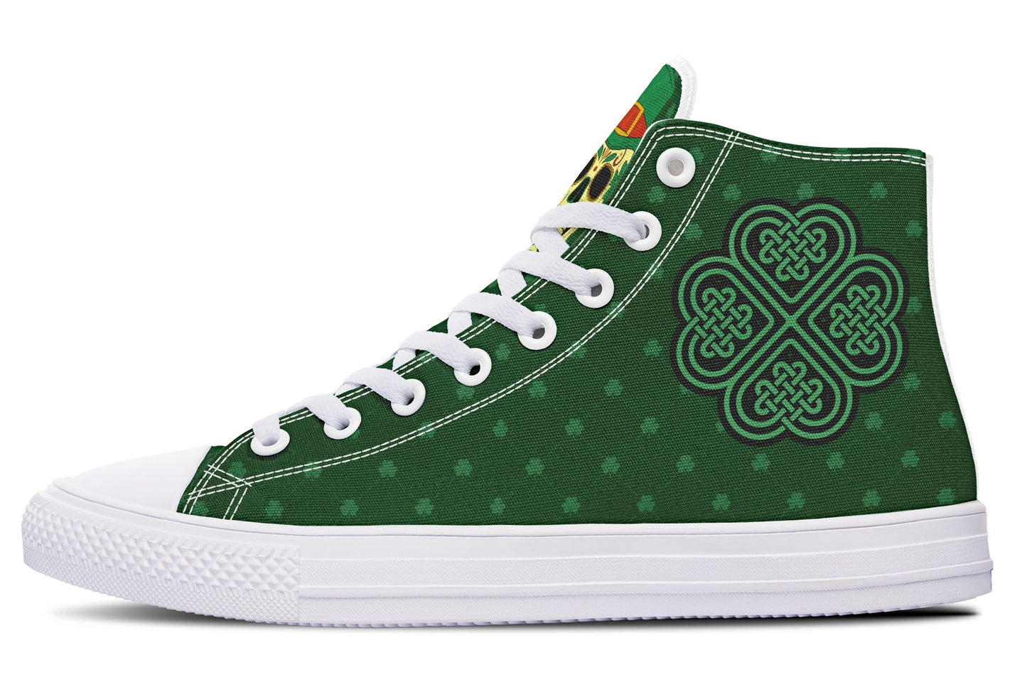 Celtics Skull 2024 High Tops ( Black or White Sole ) 2 For 1