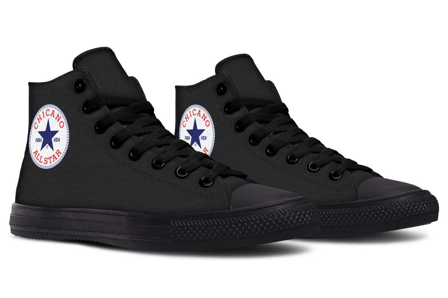 OG Chicano All Star Black ( Black or White Sole ) 2 For 1