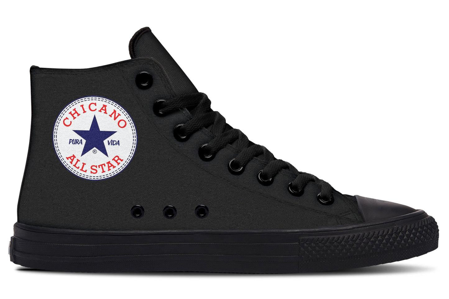 OG Chicano All Star Black ( Black or White Sole ) 2 For 1