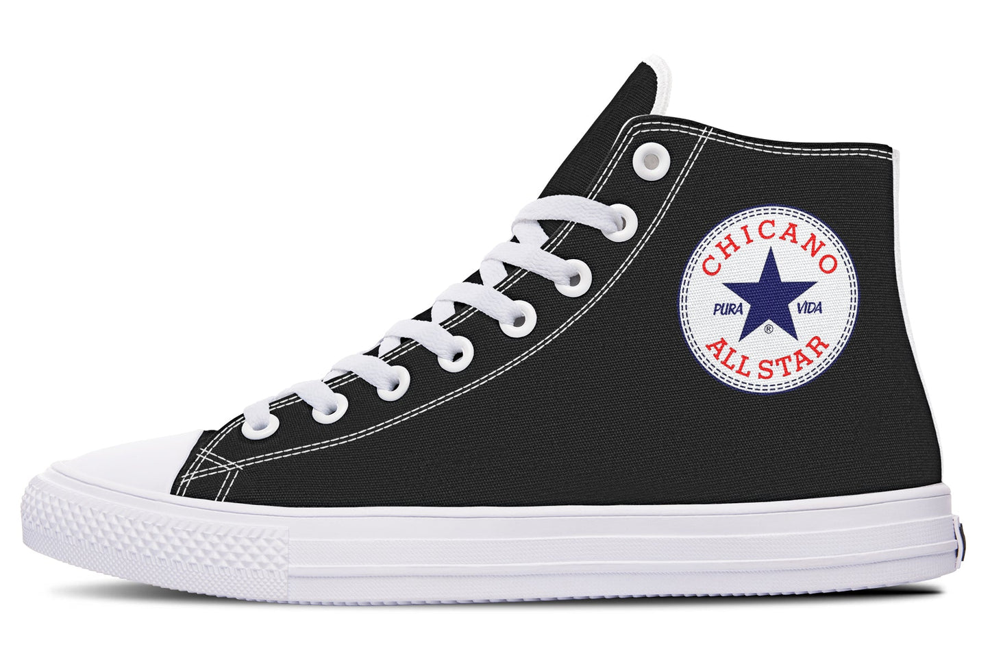 OG Chicano All Star Black ( Black or White Sole ) 2 For 1