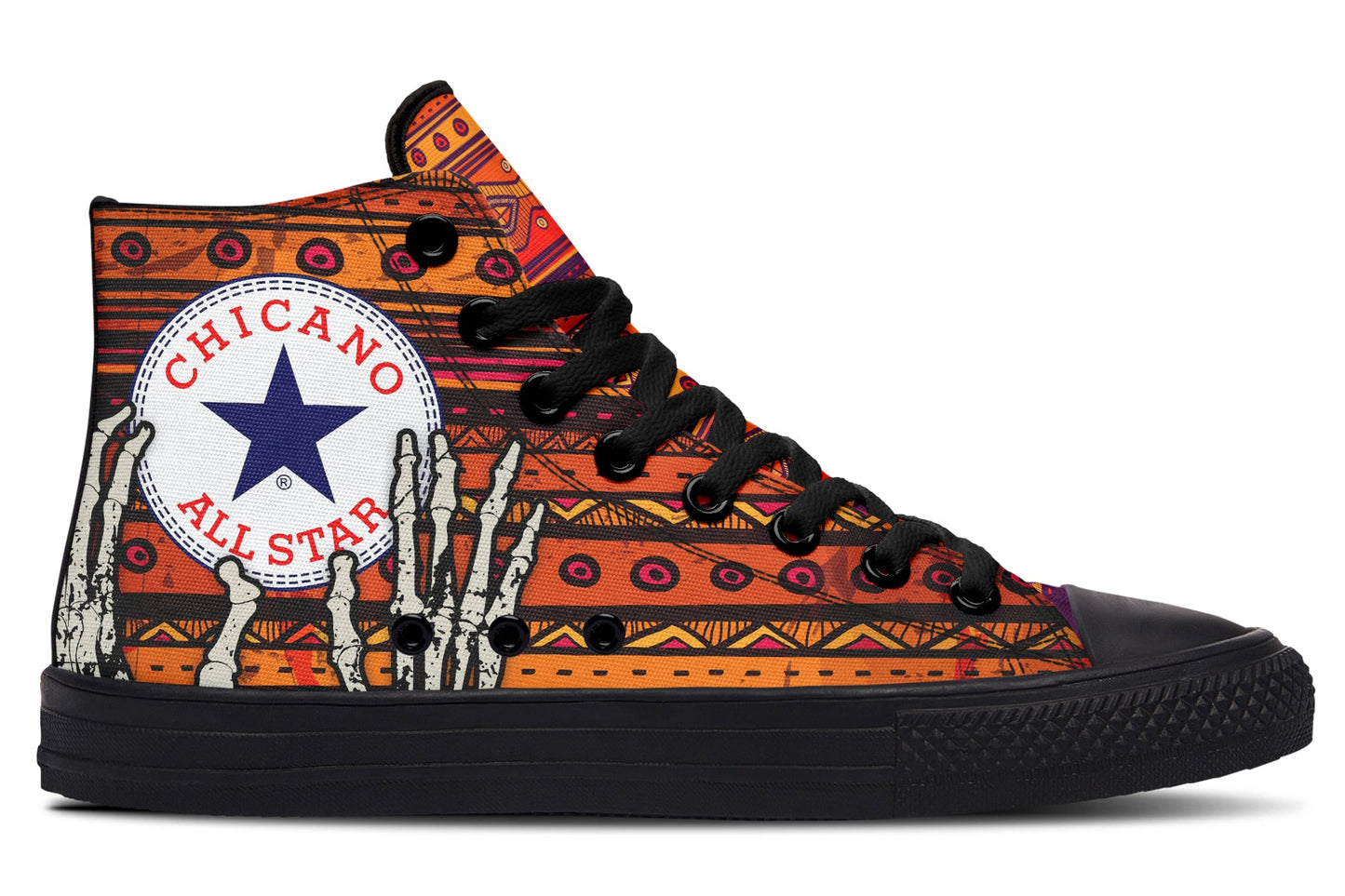 Chicano All Star Mayan High Tops ( Black or White Sole )