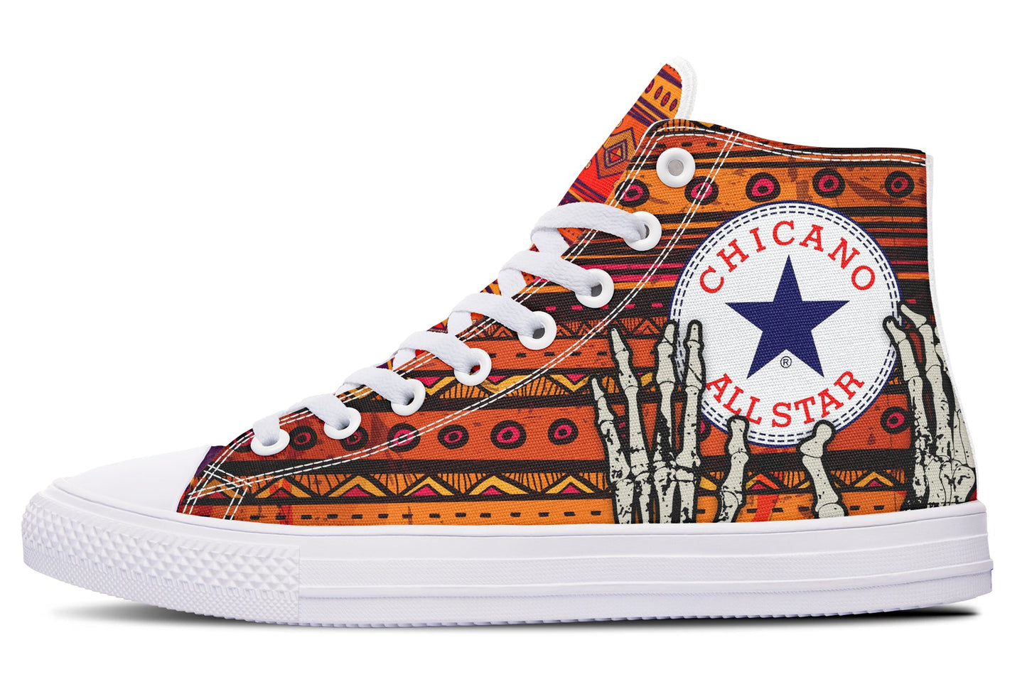 Chicano All Star Mayan High Tops ( Black or White Sole )