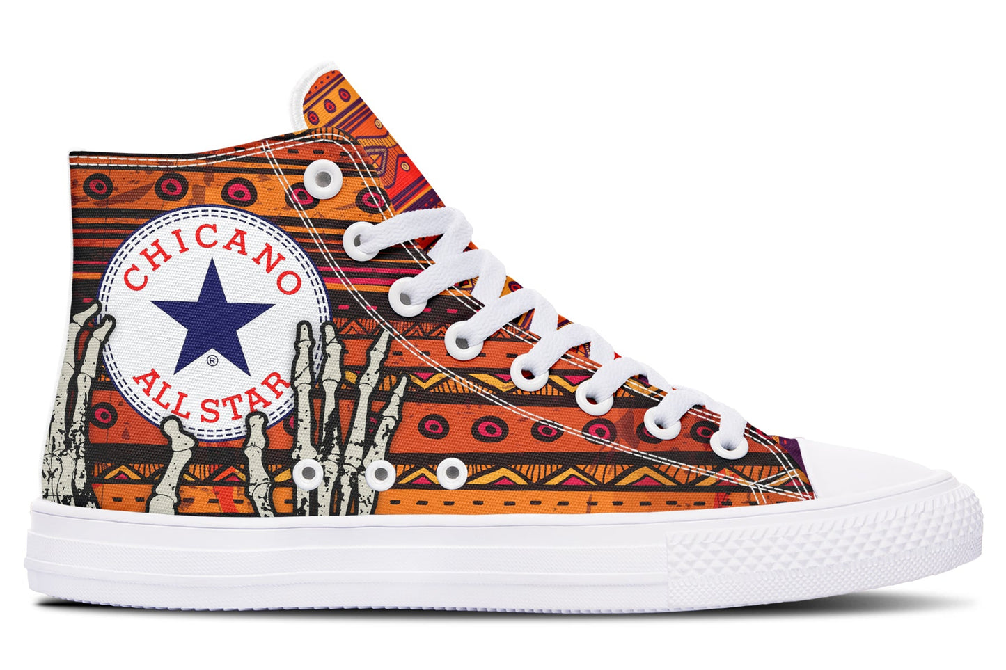 Chicano All Star Mayan High Tops ( Black or White Sole )