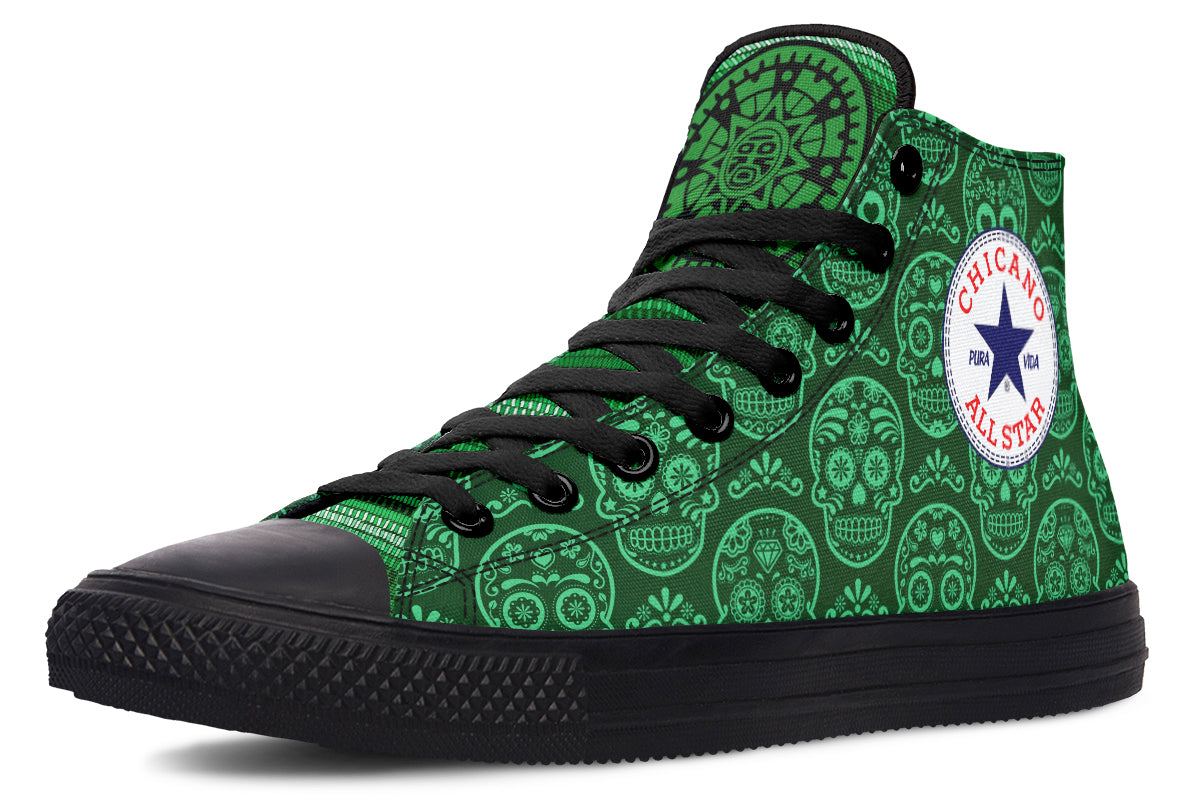 Chicano St Patrick 2024 High Tops ( Black or White Sole ) 2 For 1