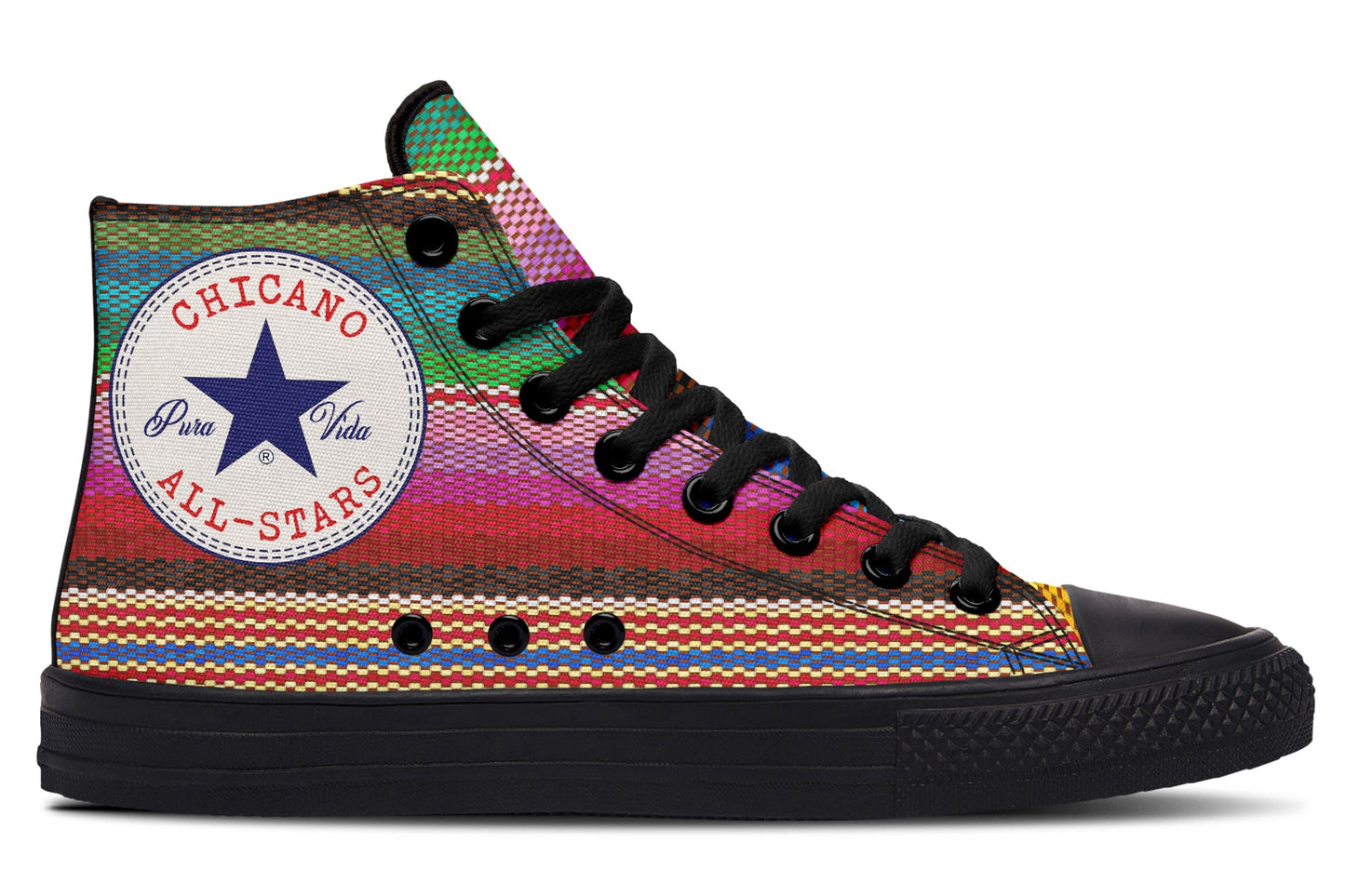 Digital Serape High Tops ( Black or White Sole )