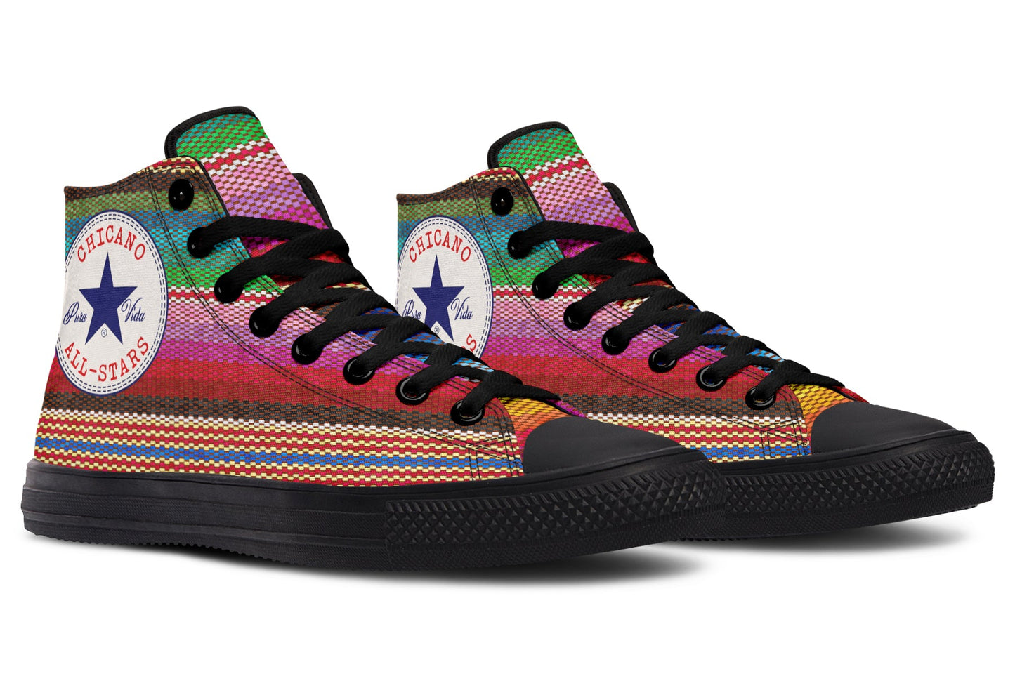 Digital Serape High Tops ( Black or White Sole )