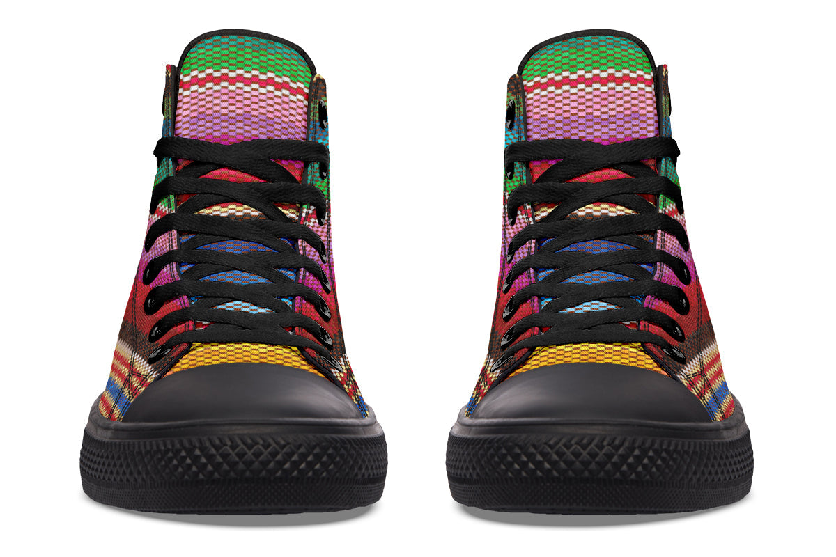 Digital Serape High Tops ( Black or White Sole )