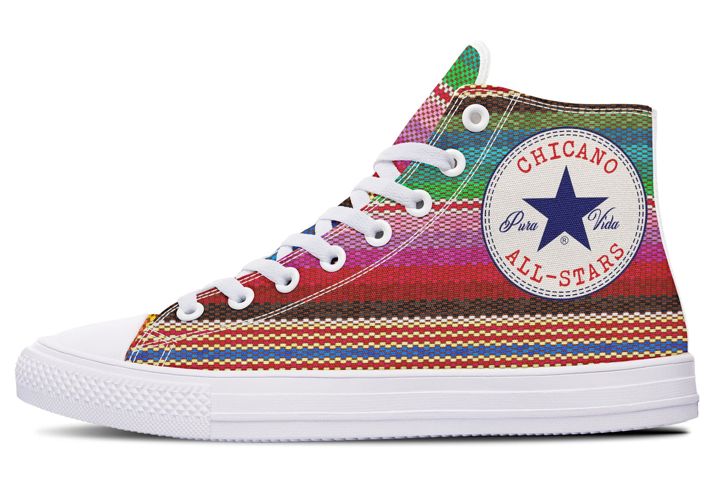 Digital Serape High Tops ( Black or White Sole )