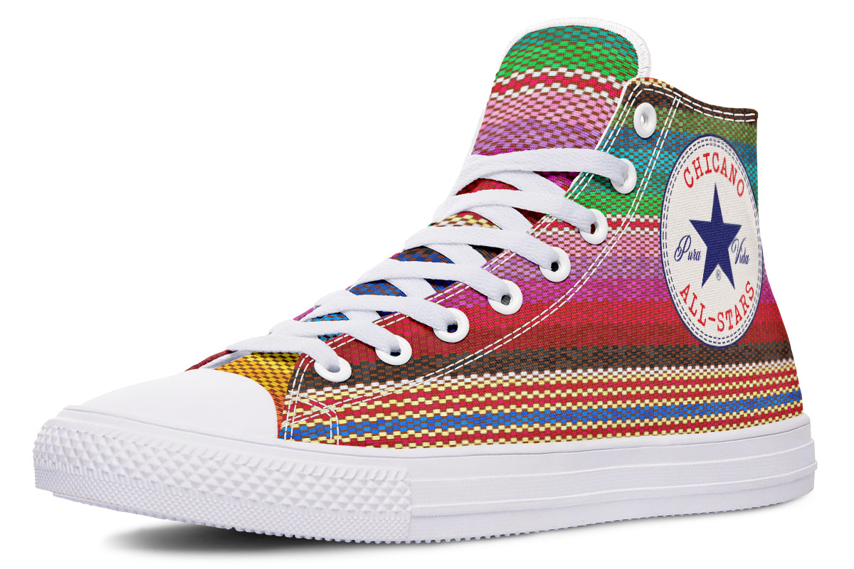 Digital Serape High Tops ( Black or White Sole )