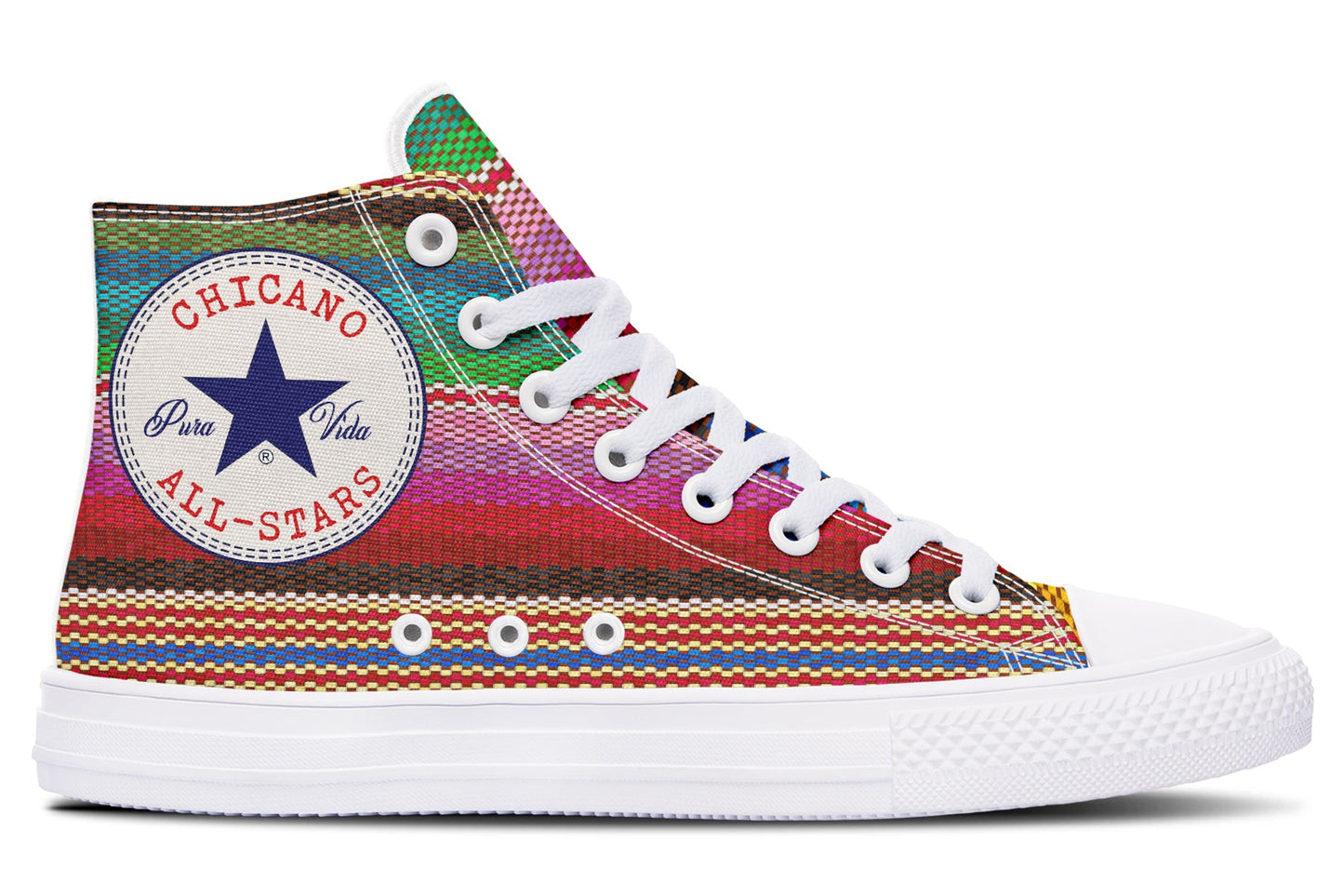 Digital Serape High Tops ( Black or White Sole )