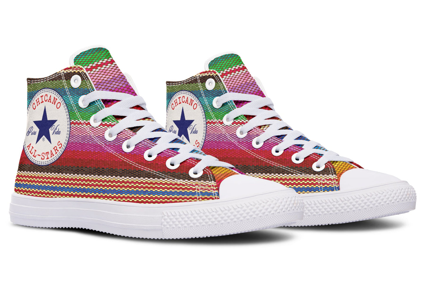 Digital Serape High Tops ( Black or White Sole )