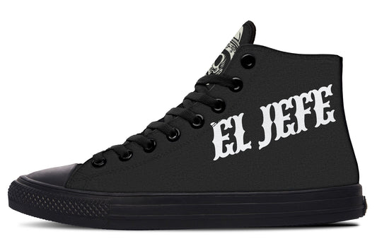 OG El Jefe Onyx High Tops ( Black or White Sole ) 2 For 1