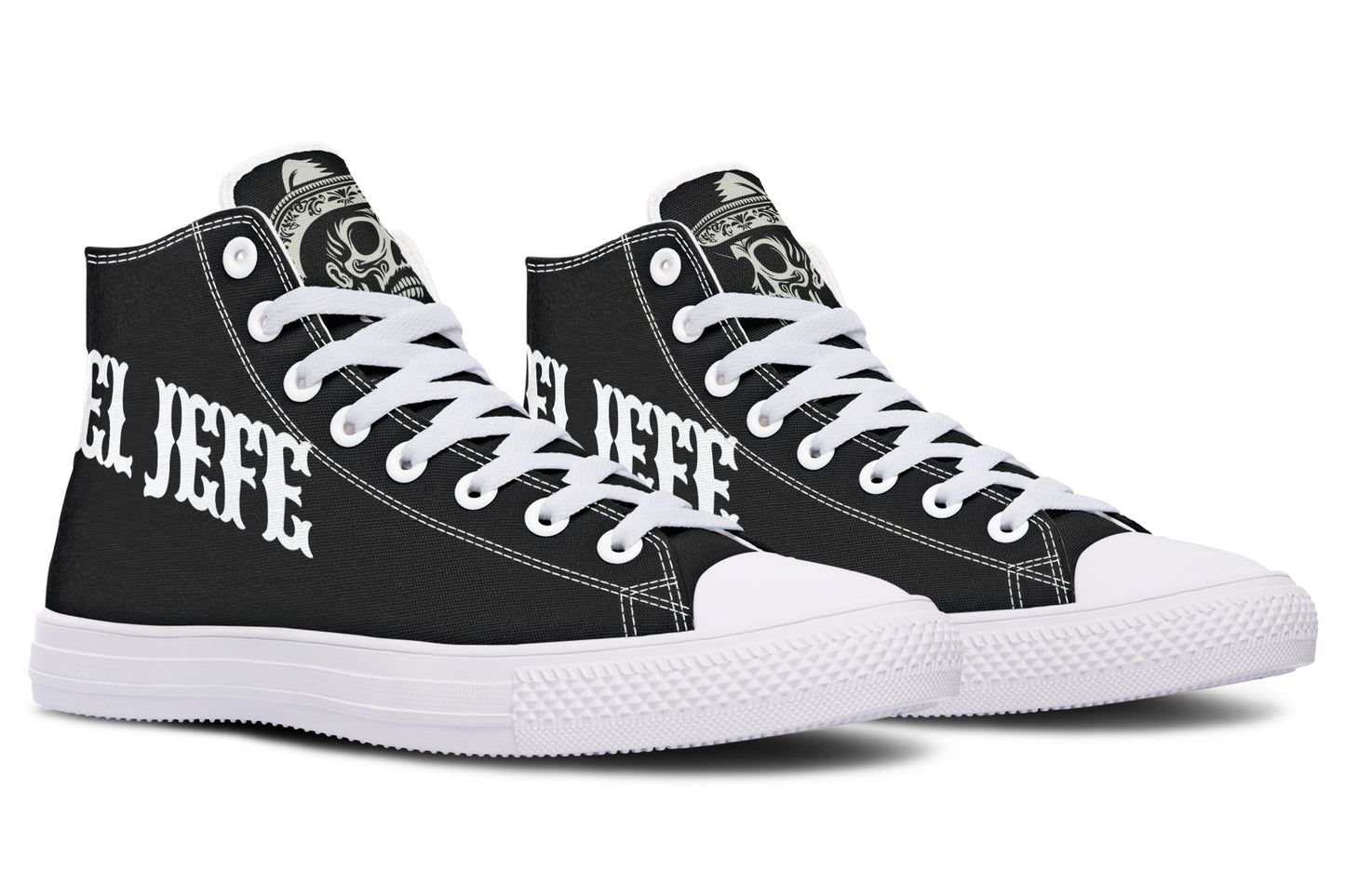 OG El Jefe Onyx High Tops ( Black or White Sole ) 2 For 1