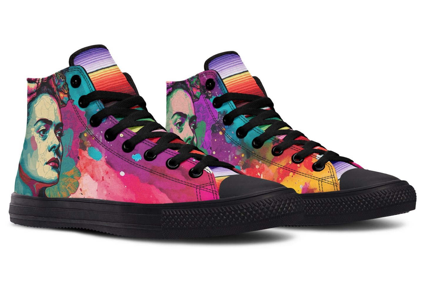 Frida High Tops ( Black or White Sole ) 2 For 1