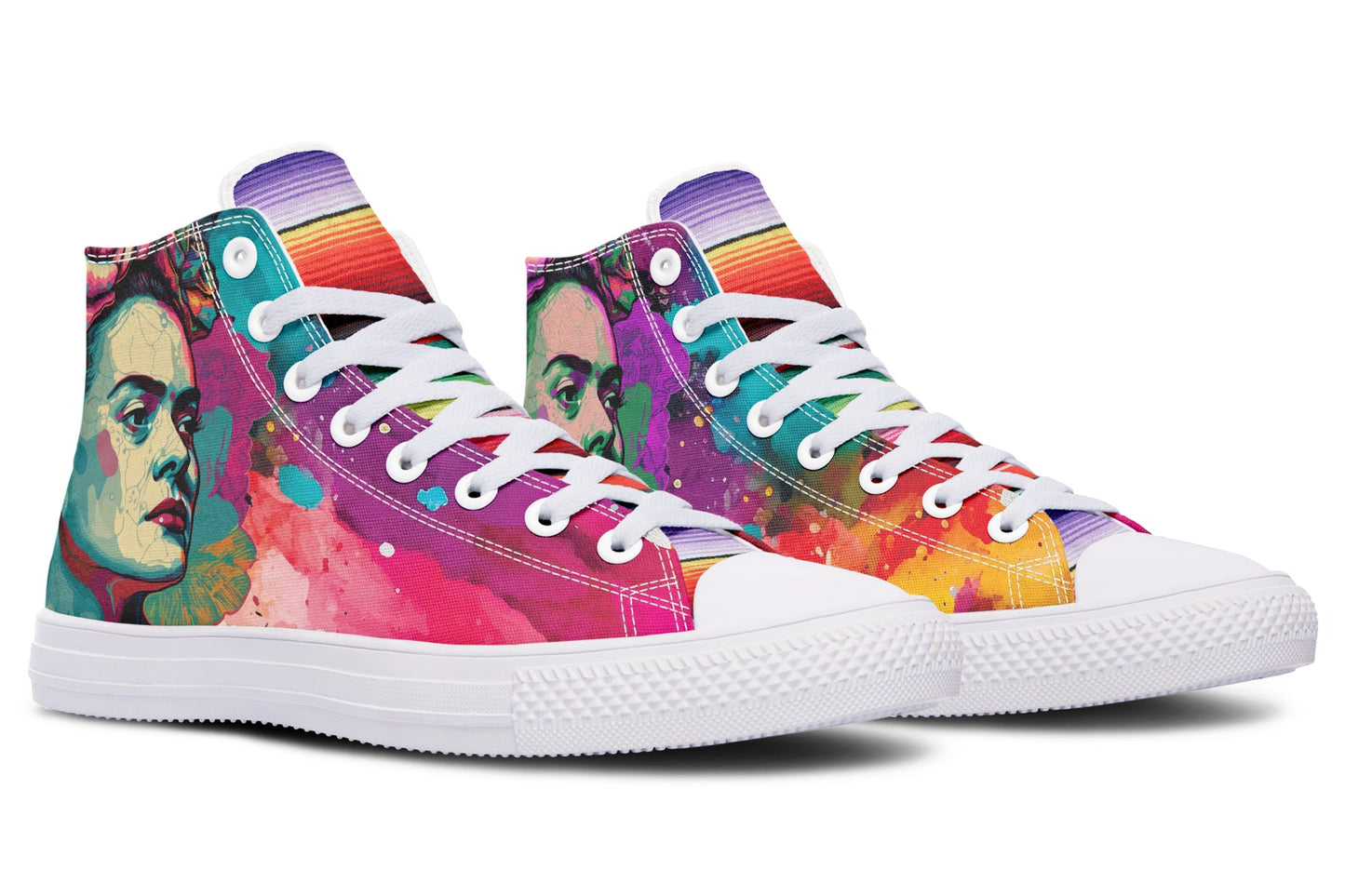 Frida High Tops ( Black or White Sole ) 2 For 1